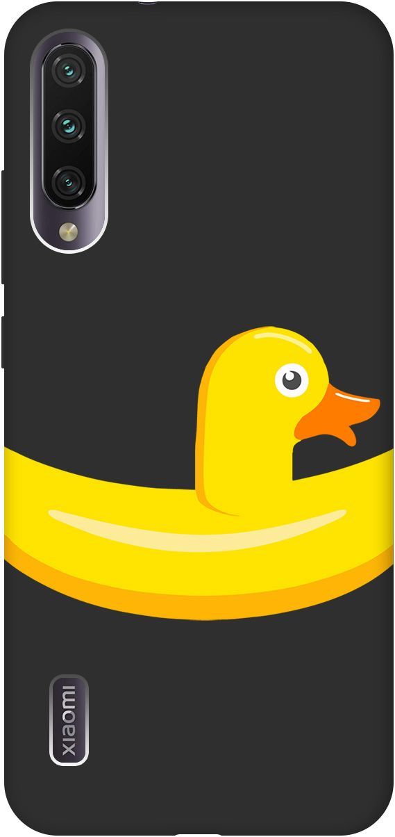 

Чехол на Xiaomi Mi A3 "Duck Swim Ring" черный, Черный;белый, 8464
