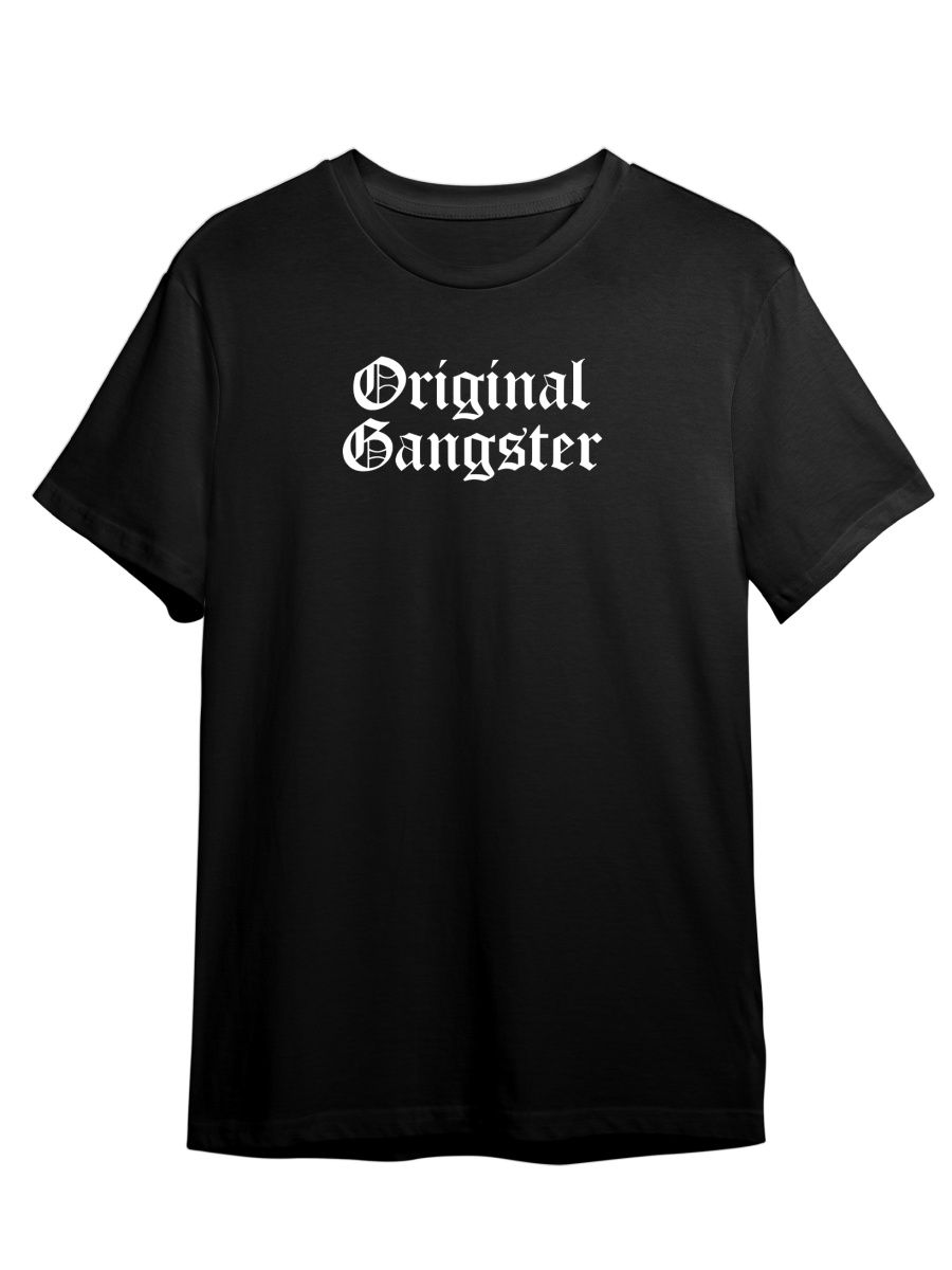 

Футболка унисекс Каждому Своё Original Gangster/Гангстер/OG STGO10N черная 4XL, "Original Gangster/Гангстер/OG" STGO10N