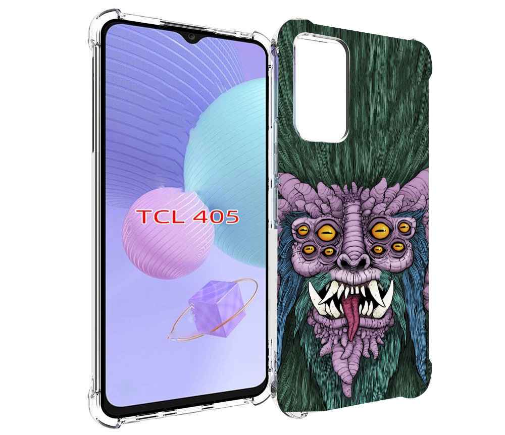 

Чехол MyPads многоглазый черт для TCL 405, Tocco