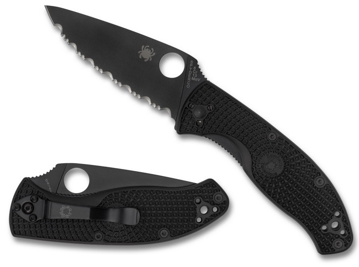 фото Туристический нож spyderco full serrated c122sbbk