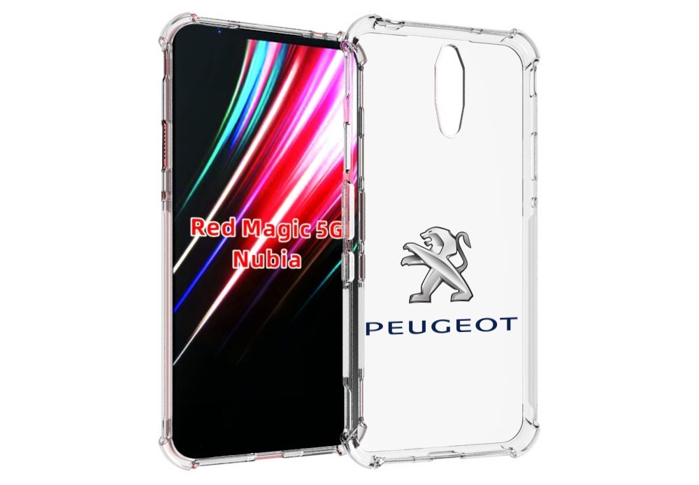 Чехол MyPads peugeot-пежо-3 мужской для ZTE Nubia Red Magic 1 5G