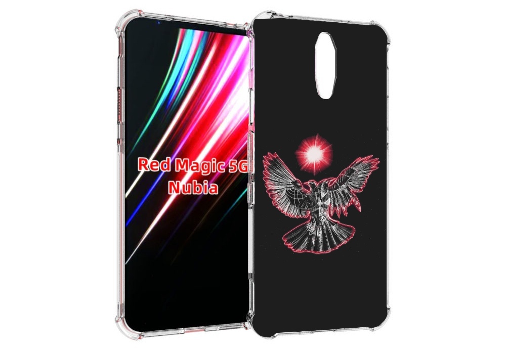 Чехол MyPads pyrokinesis валькирия для ZTE Nubia Red Magic 1 5G