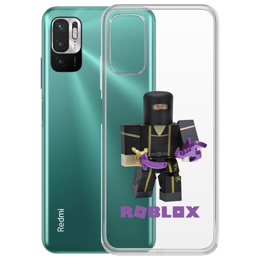 

Чехол-накладка Roblox-Ниндзя Ассасин для Xiaomi Redmi Note 10T/ Poco M3 Pro, Прозрачный