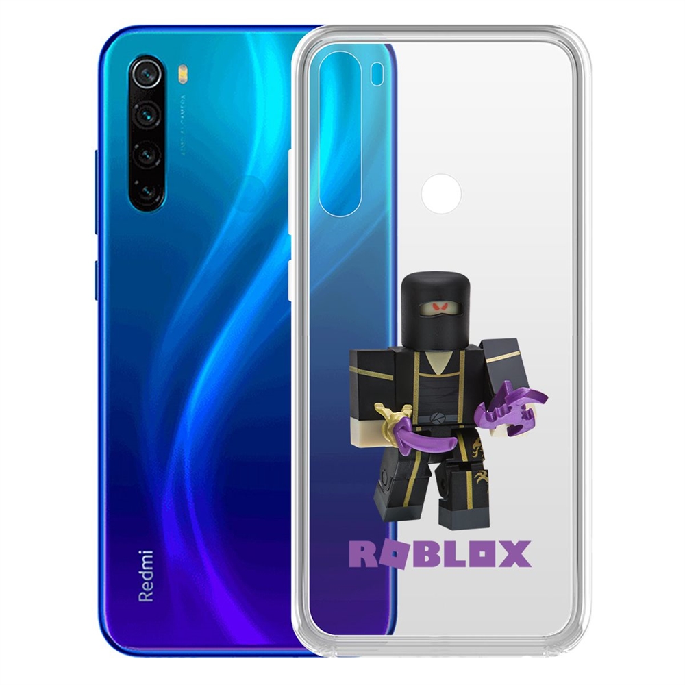 

Чехол-накладка Roblox-Ниндзя Ассасин для Xiaomi Redmi Note 8/Note 8 (2021), Прозрачный