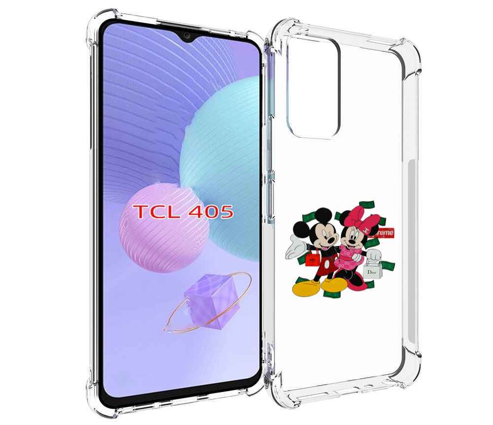 

Чехол MyPads модные-микки-маус детский для TCL 405, Tocco