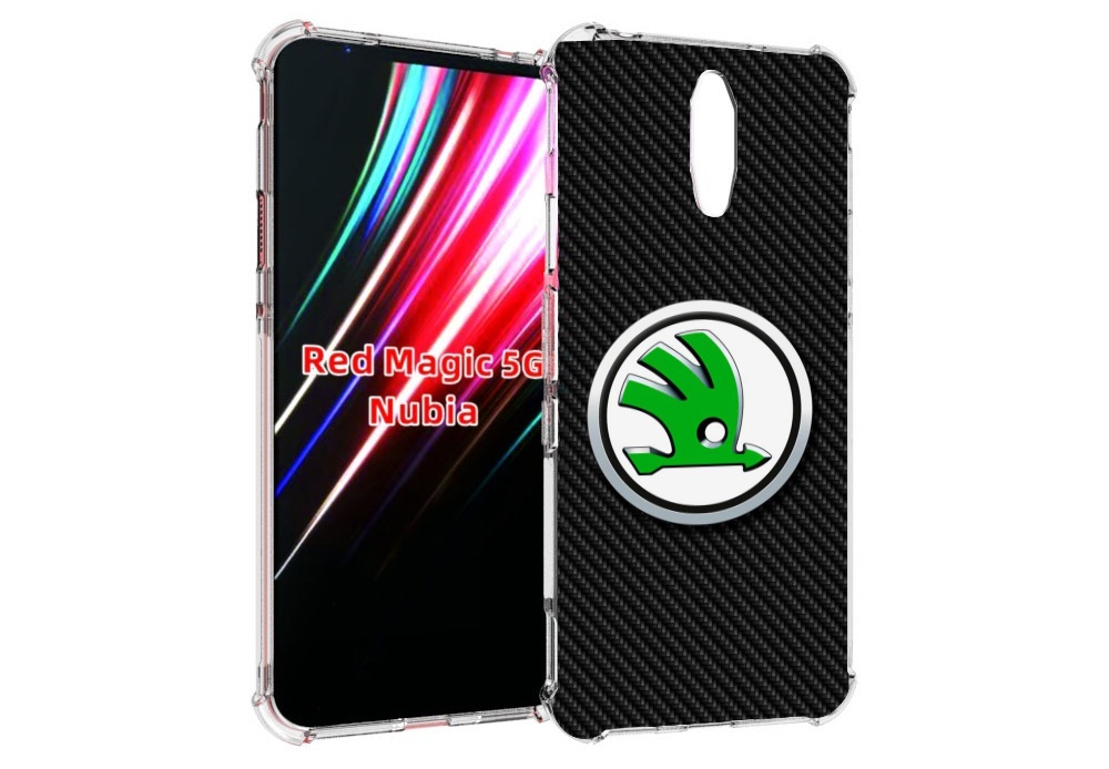 

Чехол MyPads skoda шкода 2 для ZTE Nubia Red Magic 1 5G, Прозрачный, Tocco