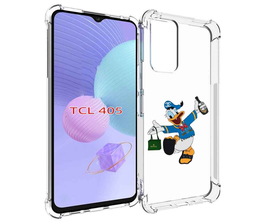 

Чехол MyPads модный-дональд-дак для TCL 405, Tocco