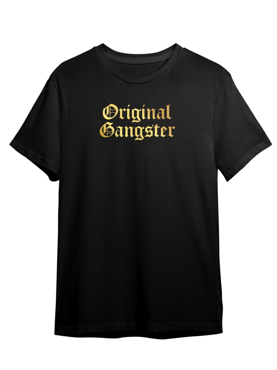 

Футболка унисекс Каждому Своё Original Gangster/Гангстер/OG STGO10ZG черная 5XL, Черный, "Original Gangster/Гангстер/OG" STGO10ZG