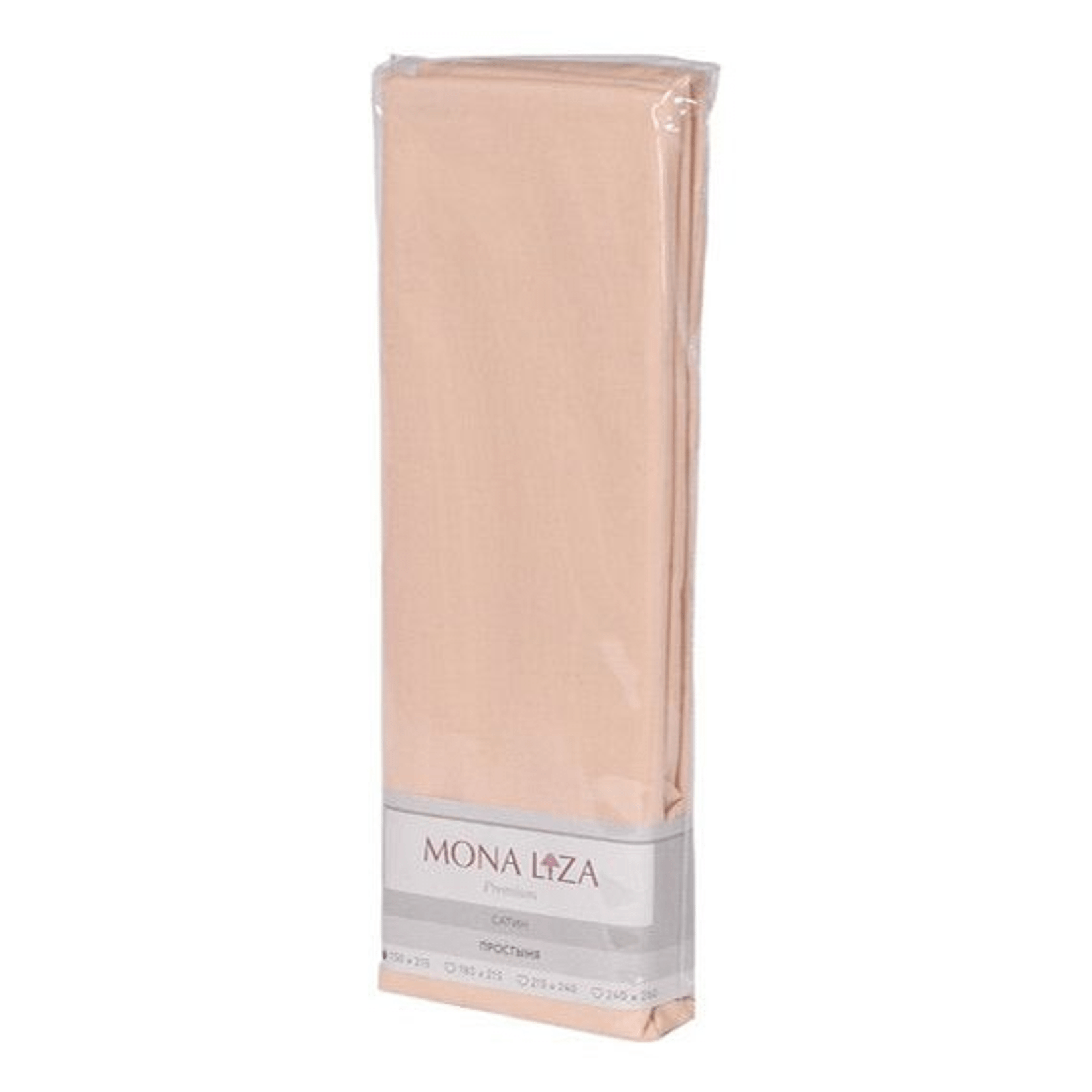 

Простыня Mona Liza Premium Cream 150 х 215 см сатин кремовая