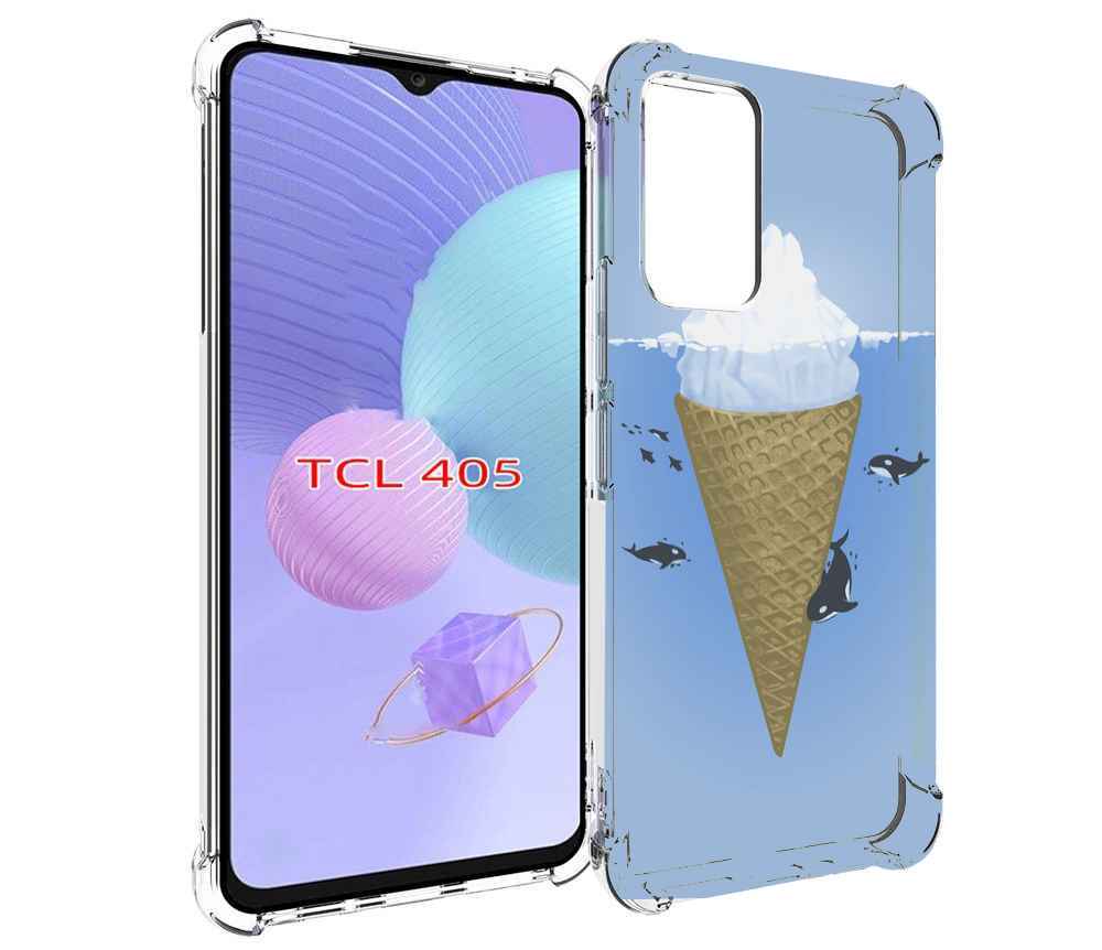 

Чехол MyPads мороженное-у-косаток для TCL 405, Tocco
