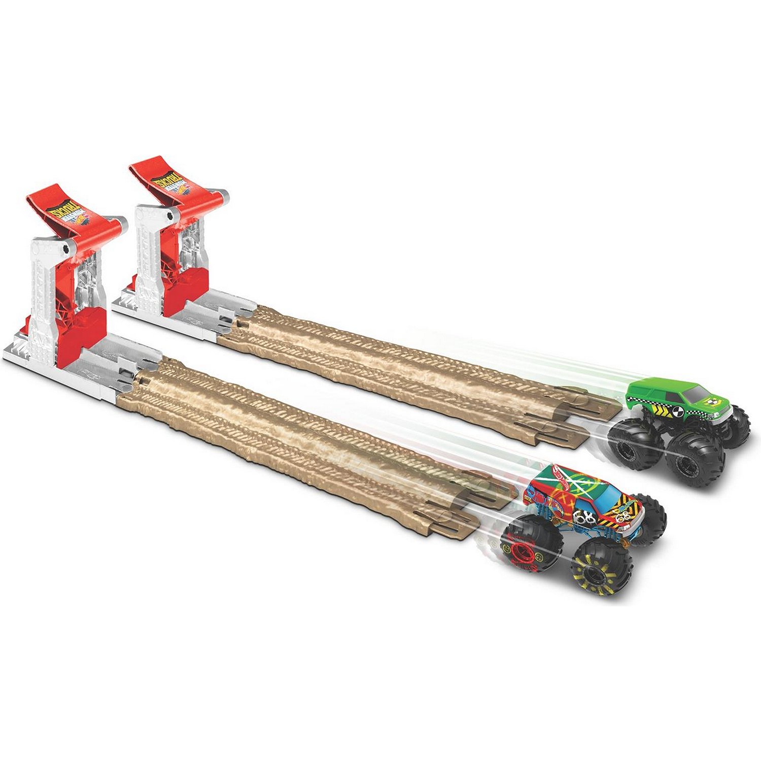 

Mattel Hot Wheels Монстр трак Автотрек Двойное уничтожение GYC80, GYC80