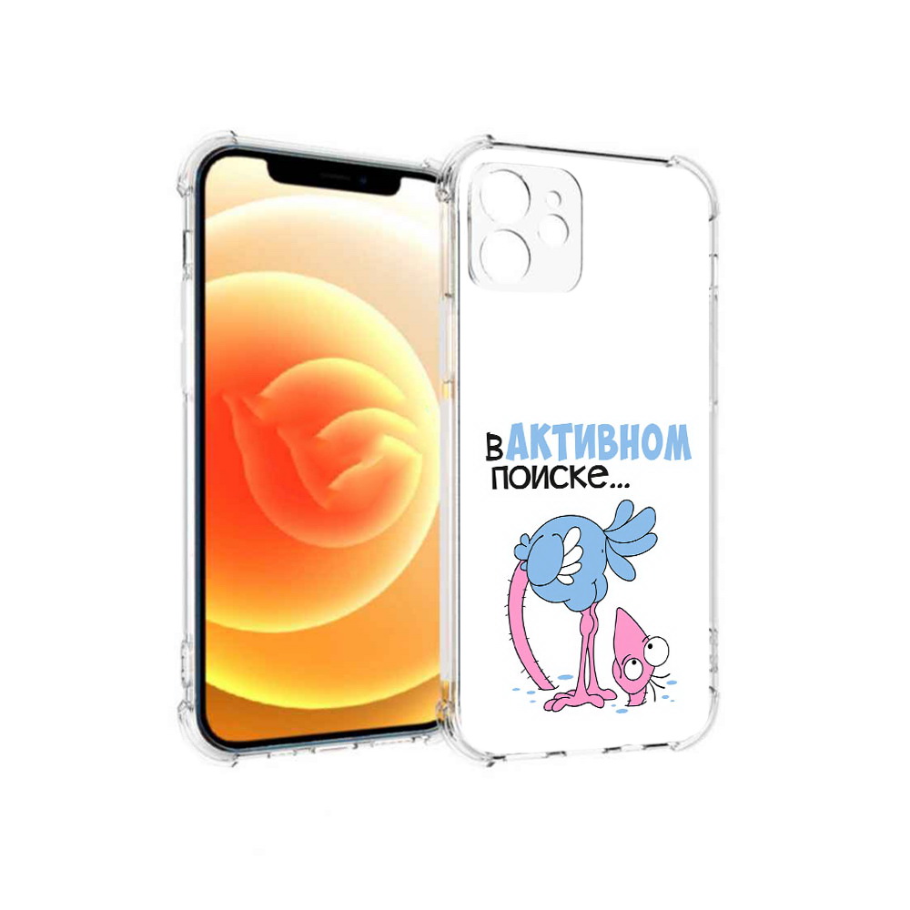 

Чехол MyPads Tocco для Apple iPhone 12 в активном поиске (PT157543.607.255), Прозрачный, Tocco