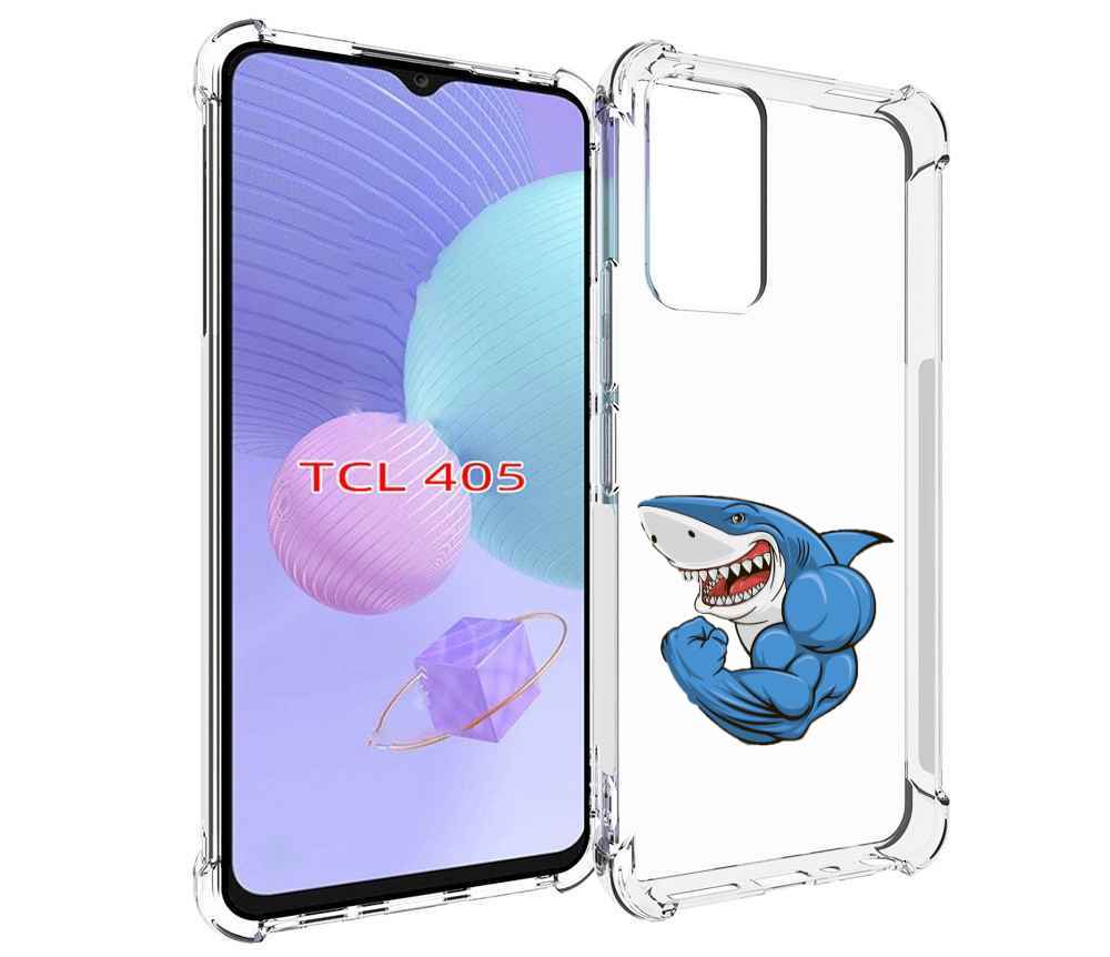 

Чехол MyPads накаченная акула для TCL 405, Tocco