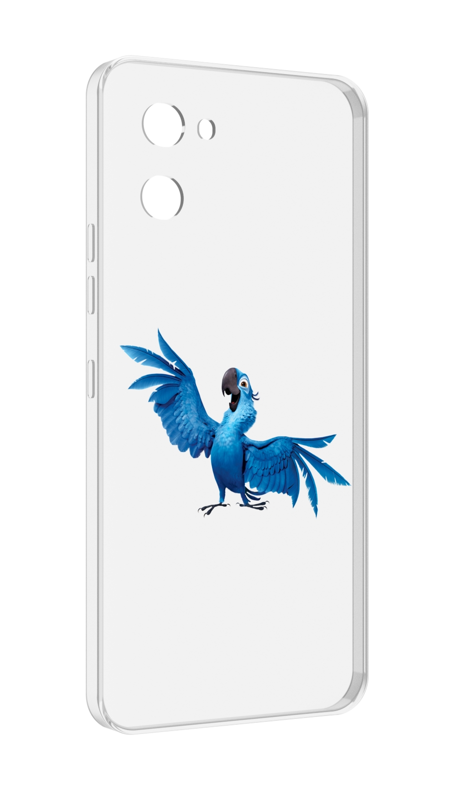 

Чехол MyPads голубой-попугайчик для UMIDIGI G1, Прозрачный, Tocco