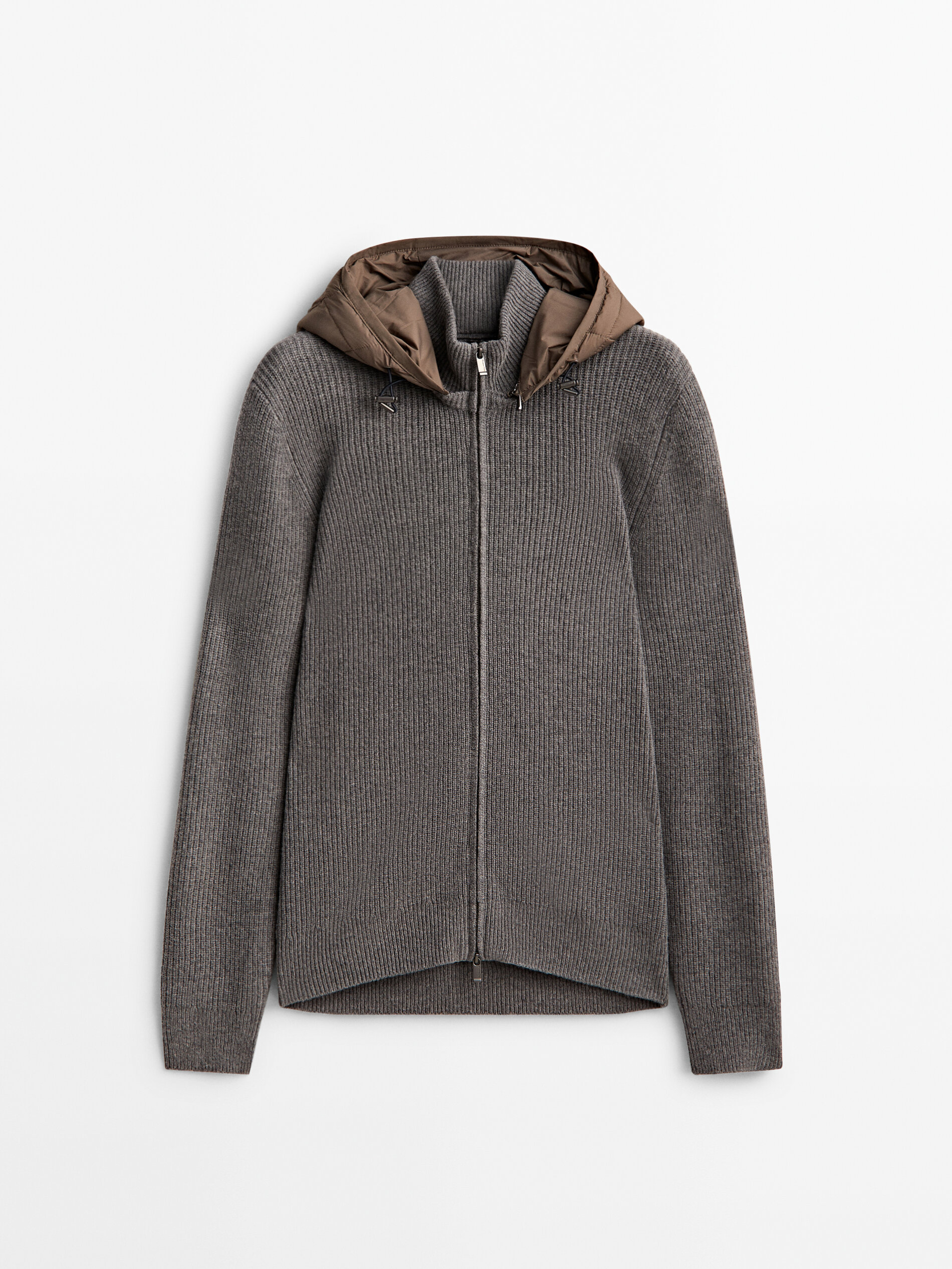 

Кардиган мужской Massimo Dutti 00960415807 серый L, 00960415807