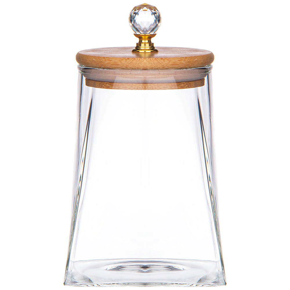 

Емкость для сыпучих продуктов Agness Kristall 889-164 500 мл 8,5*8,5*11,5 см прозрачная, Прозрачный, Kristall