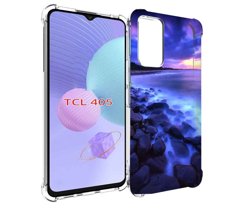 

Чехол MyPads неоновый берег для TCL 405, Tocco