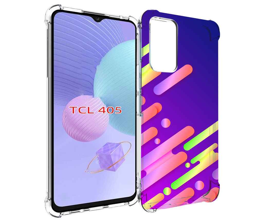 

Чехол MyPads неоновый-фон для TCL 405, Tocco