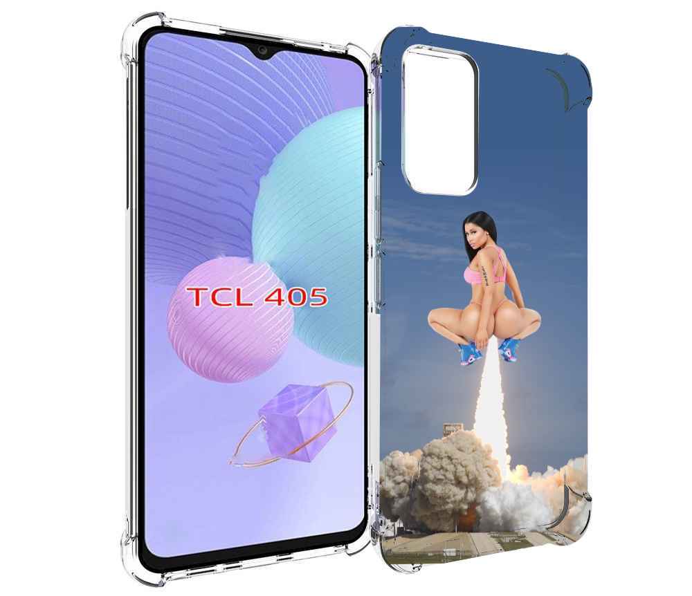 

Чехол MyPads ники-минаж-ракета детский для TCL 405, Tocco