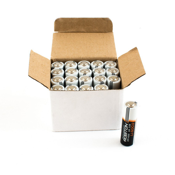 

Батарейка ROBITON ER14505 АА Lithium/3.6В 2400 мАч 20 штук BOX