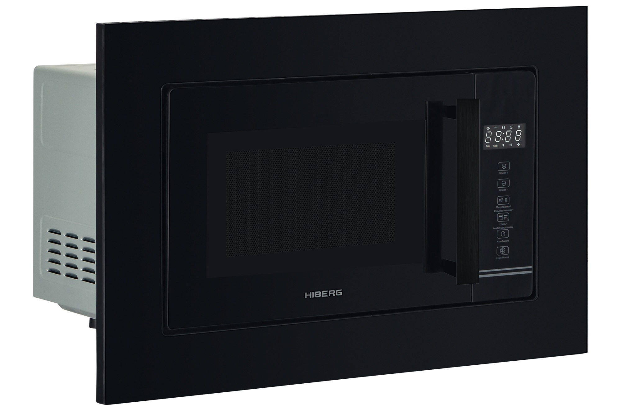 фото Встраиваемая микроволновая печь hiberg vm6502b black