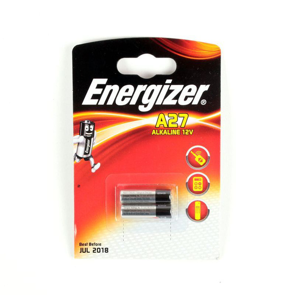 Батарейка Energizer Alkaline 27А / 12В (12V) / 2 штуки