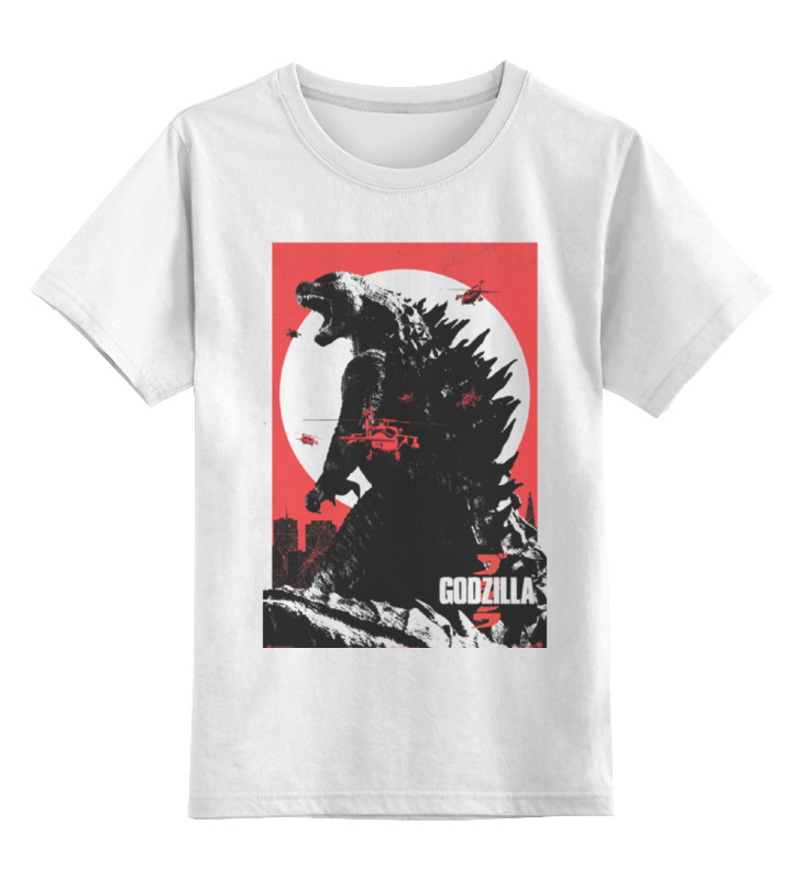 

Футболка детская Printio Godzilla цв. белый р. 128, Godzilla