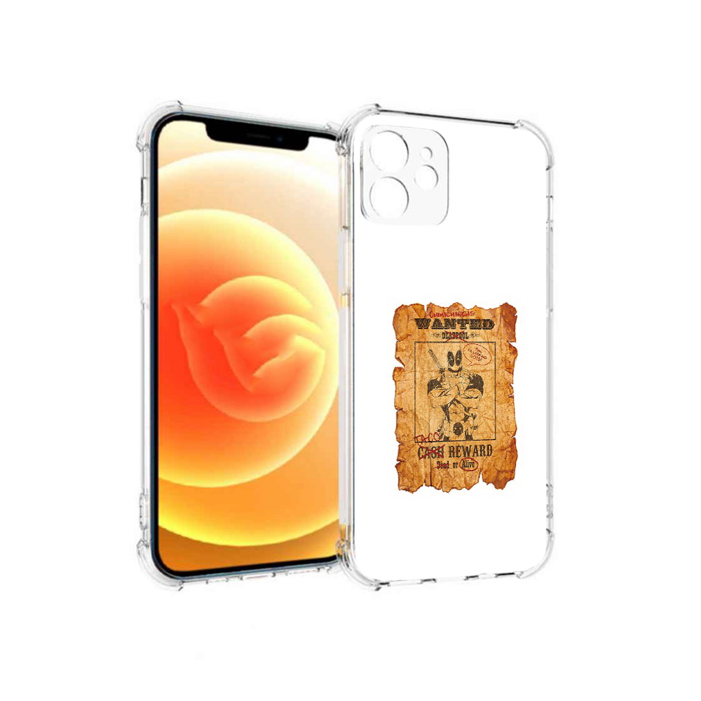 

Чехол MyPads Tocco для Apple iPhone 12 дедпул (PT157543.607.317), Прозрачный, Tocco