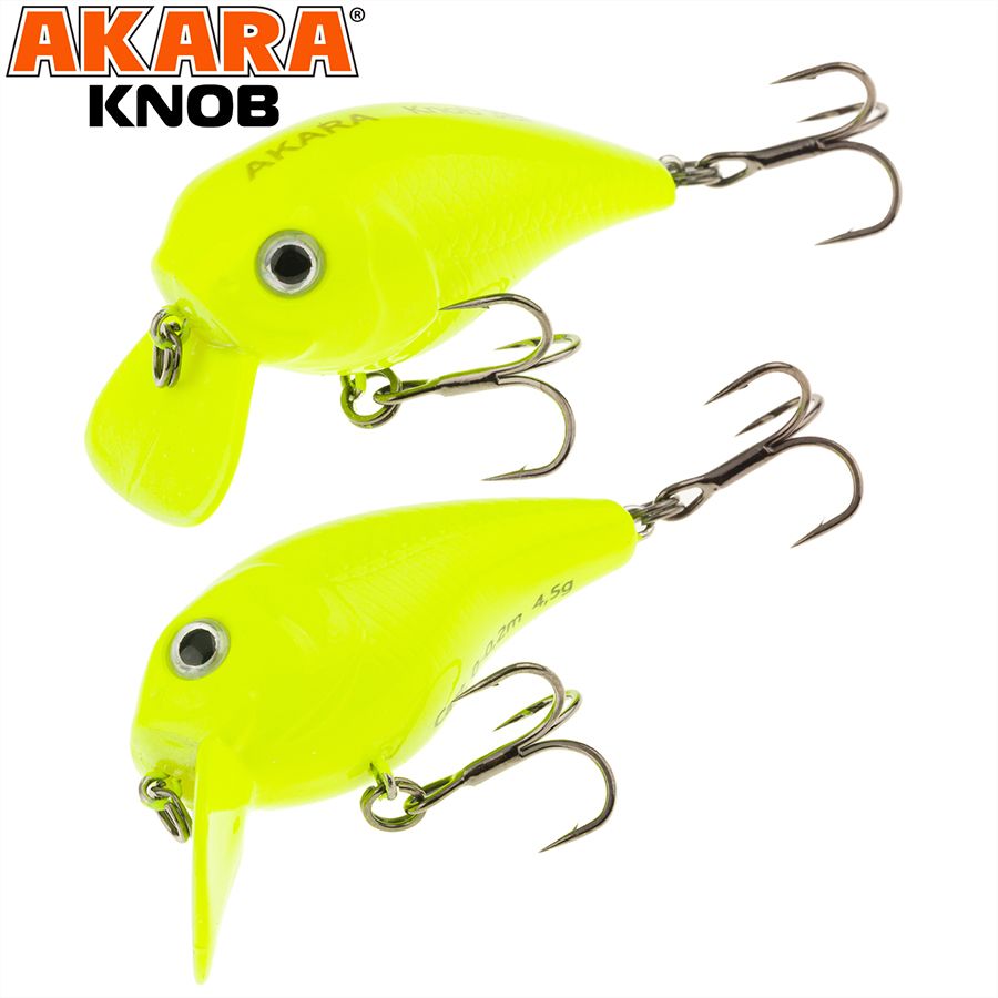

Воблер Akara Knob 38F 4,5 гр A-223, Разноцветный, Knob