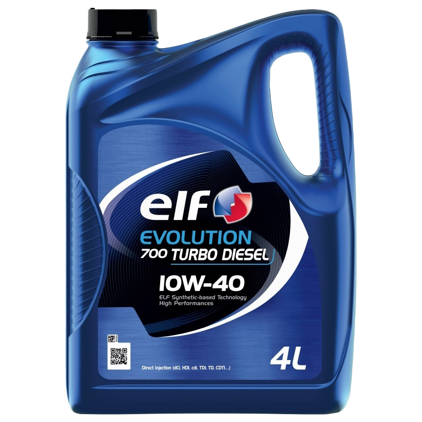 

Моторное масло elf полусинтетическое EVOLUTION 700 TURBO DIESEL 10W40 4л