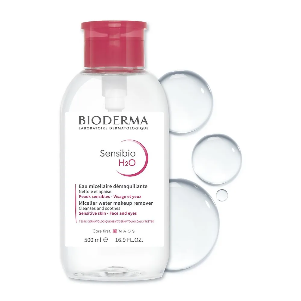 

Мицеллярная вода Bioderma для очищения нормальной и чувствительной кожи лица 500 мл
