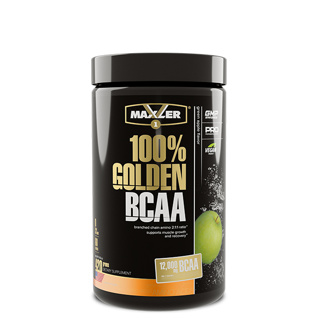 фото Аминокислоты бцаа maxler 100% golden bcaa "зеленое яблоко" (420 гр)