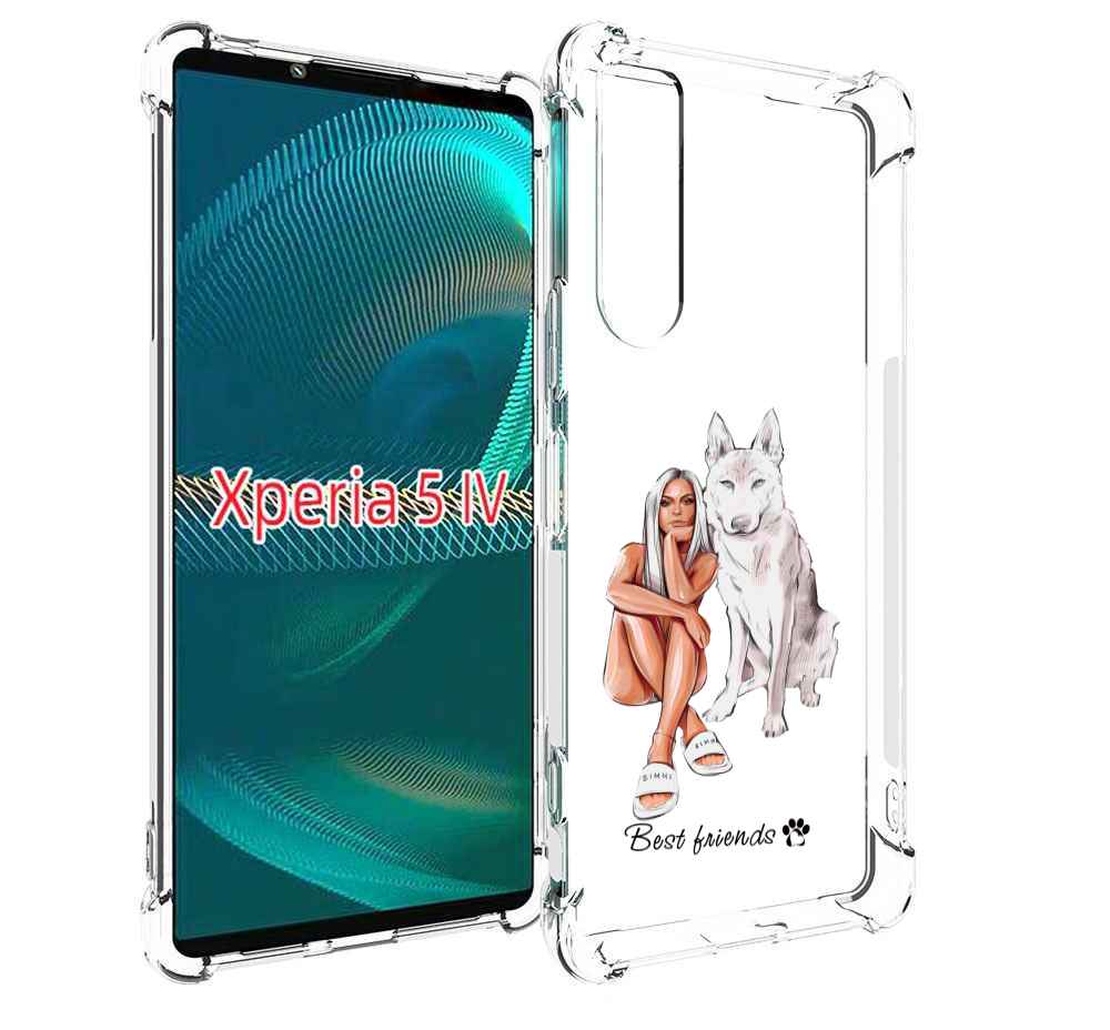 

Чехол MyPads Лучшие-друзья для Sony Xperia 5 IV (5-4), Прозрачный, Tocco