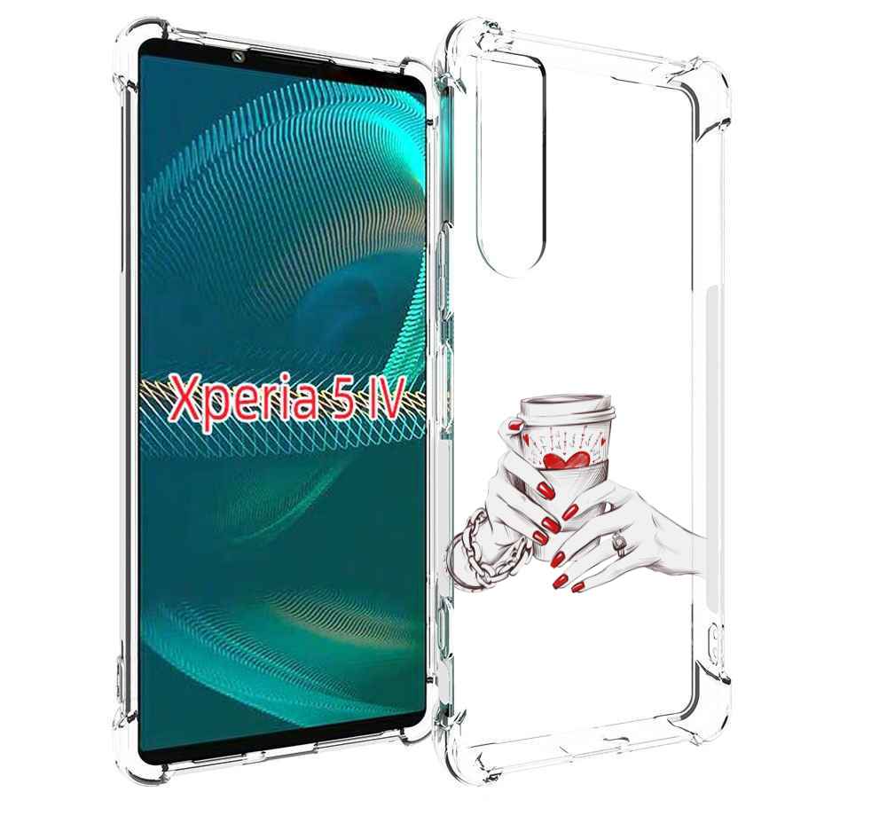 

Чехол MyPads Любовный-стакан для Sony Xperia 5 IV (5-4), Прозрачный, Tocco