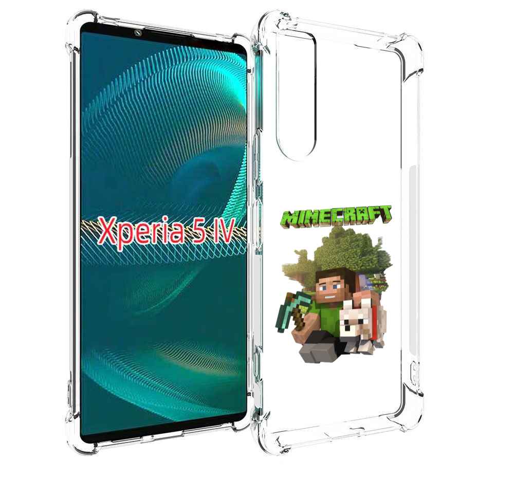

Чехол MyPads Майнкрафт детский для Sony Xperia 5 IV (5-4), Прозрачный, Tocco
