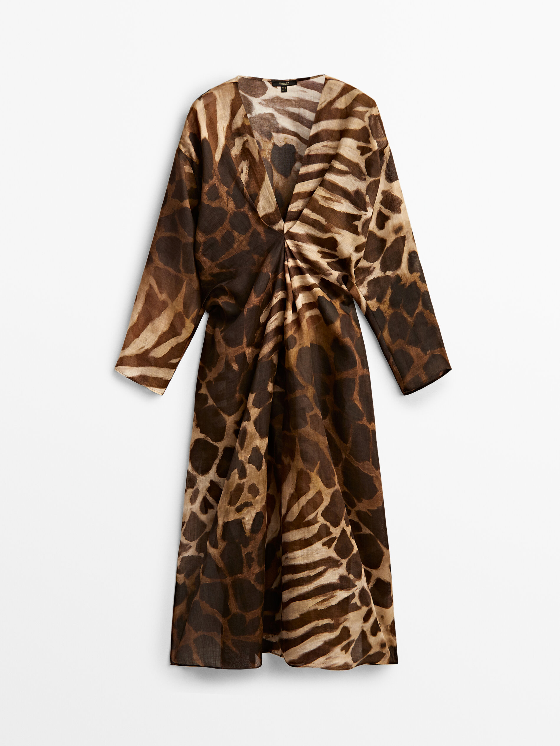 

Платье женское Massimo Dutti 06610815700 коричневое M, 06610815700