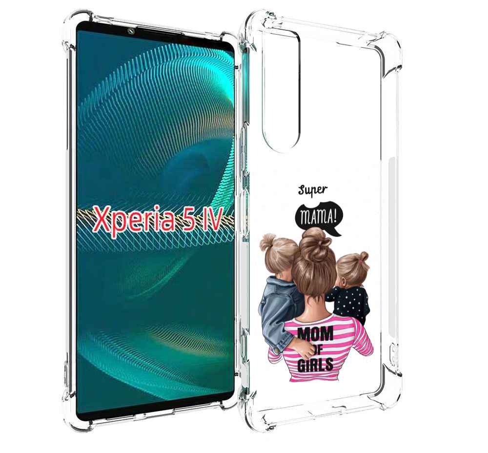 

Чехол MyPads Мама-девочек женский для Sony Xperia 5 IV (5-4), Прозрачный, Tocco