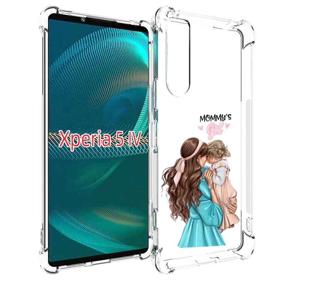 

Чехол MyPads Мама-девочки женский для Sony Xperia 5 IV (5-4), Прозрачный, Tocco