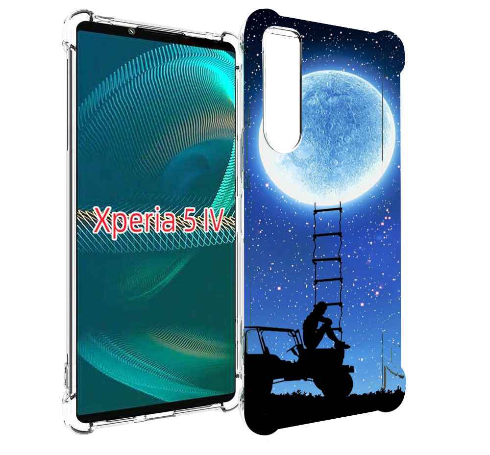 

Чехол MyPads Машина-на-лун для Sony Xperia 5 IV (5-4), Прозрачный, Tocco