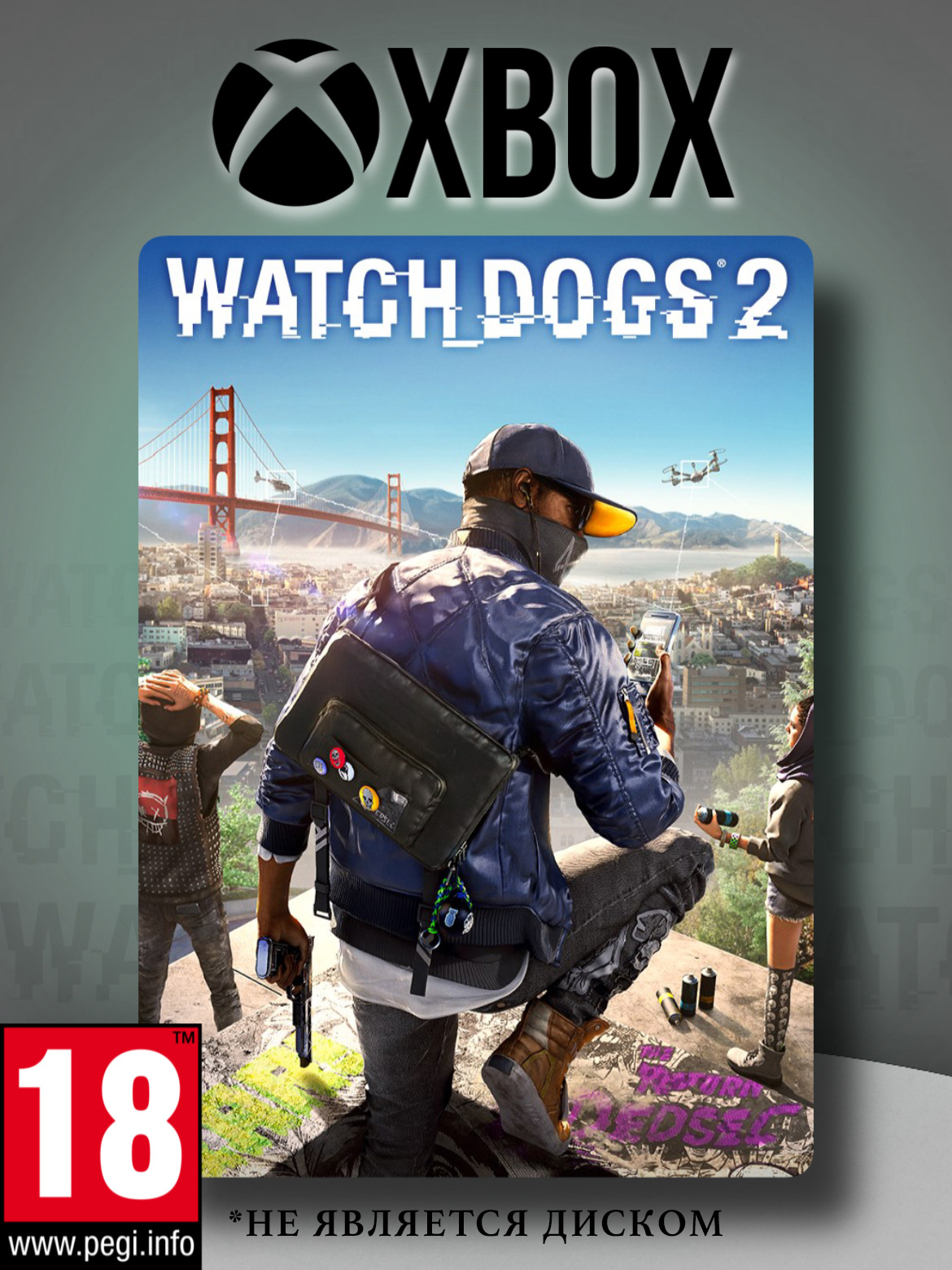 Подписка Watch Dogs 2 Standart Edition (Xbox, полностью на русском языке)