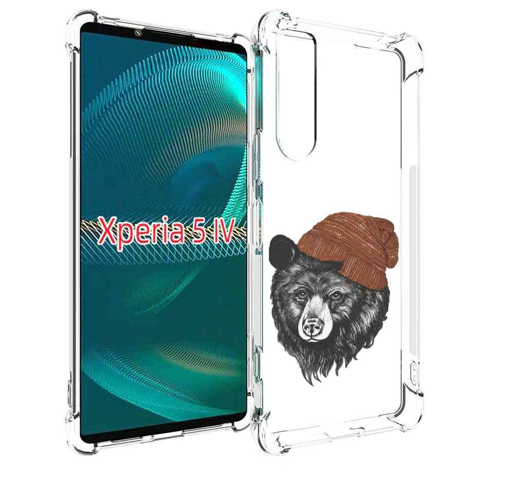 

Чехол MyPads Медведь в шапке 2 для Sony Xperia 5 IV (5-4), Прозрачный, Tocco