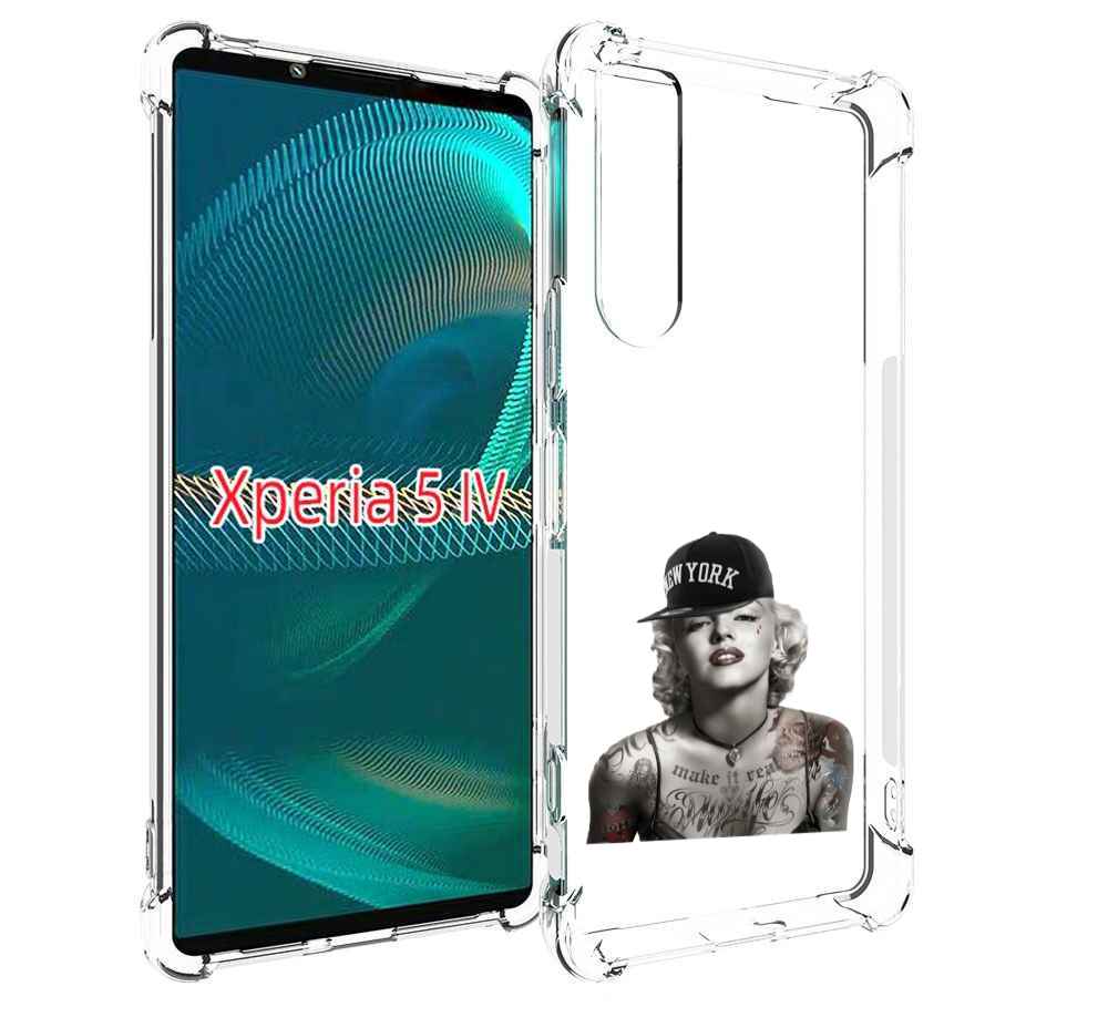 

Чехол MyPads Мерлин Монро с тату женский для Sony Xperia 5 IV (5-4), Прозрачный, Tocco
