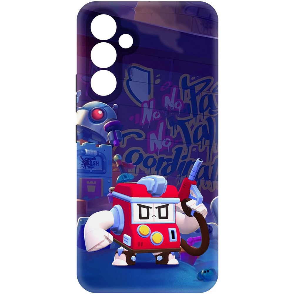 

Чехол-накладка Софт Brawl Stars - V8-БИТ для Samsung Galaxy A54 5G (A546), Черный