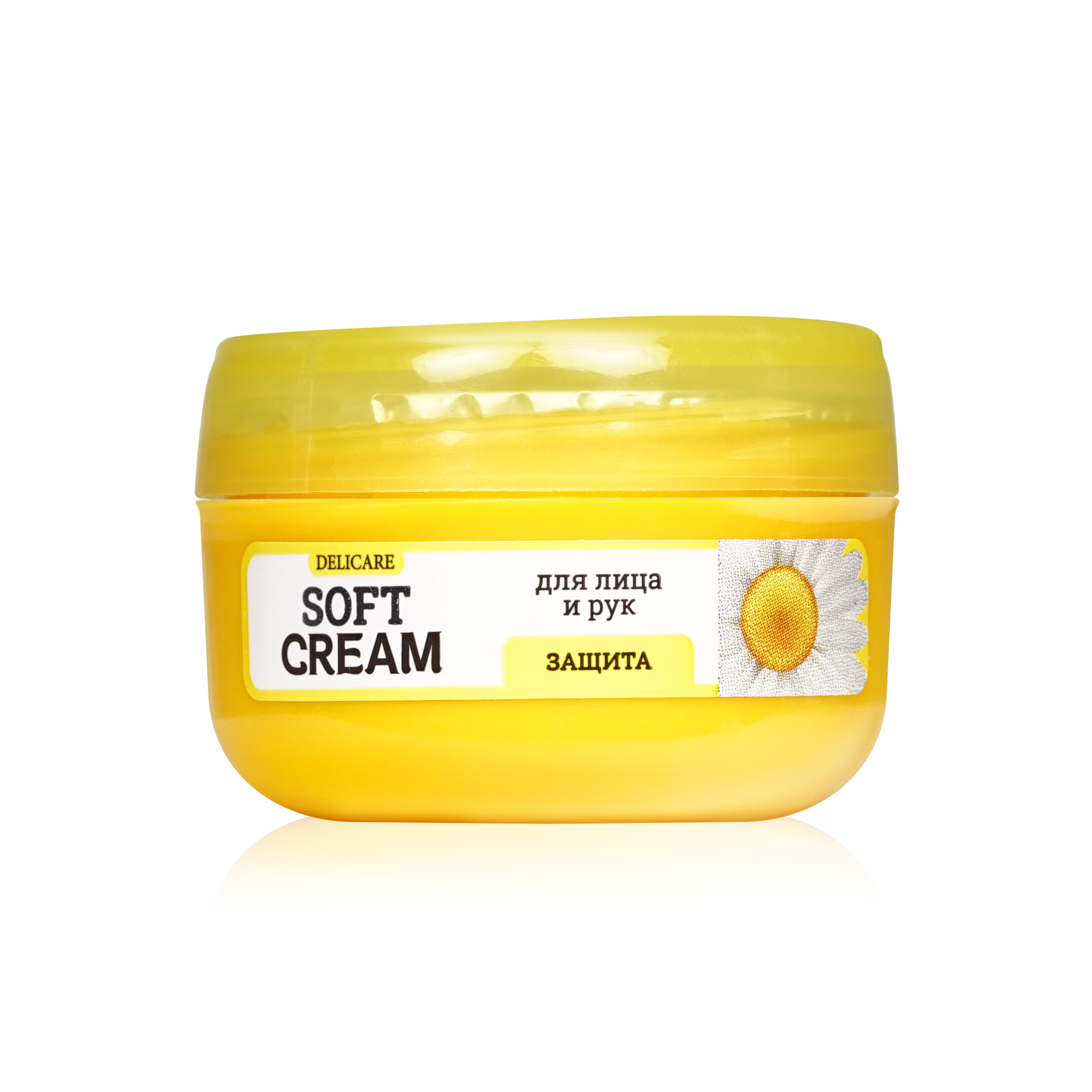 Крем для лица и рук Delicare Soft Cream  защита  с экстрактом ромашки 30мл спрей эльзам прополис с экстрактом ромашки от витамин актив 30 мл