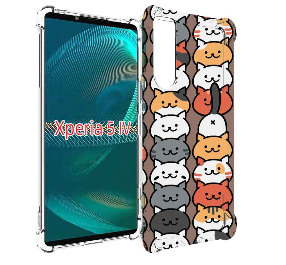 

Чехол MyPads Найди-кота для Sony Xperia 5 IV (5-4), Прозрачный, Tocco