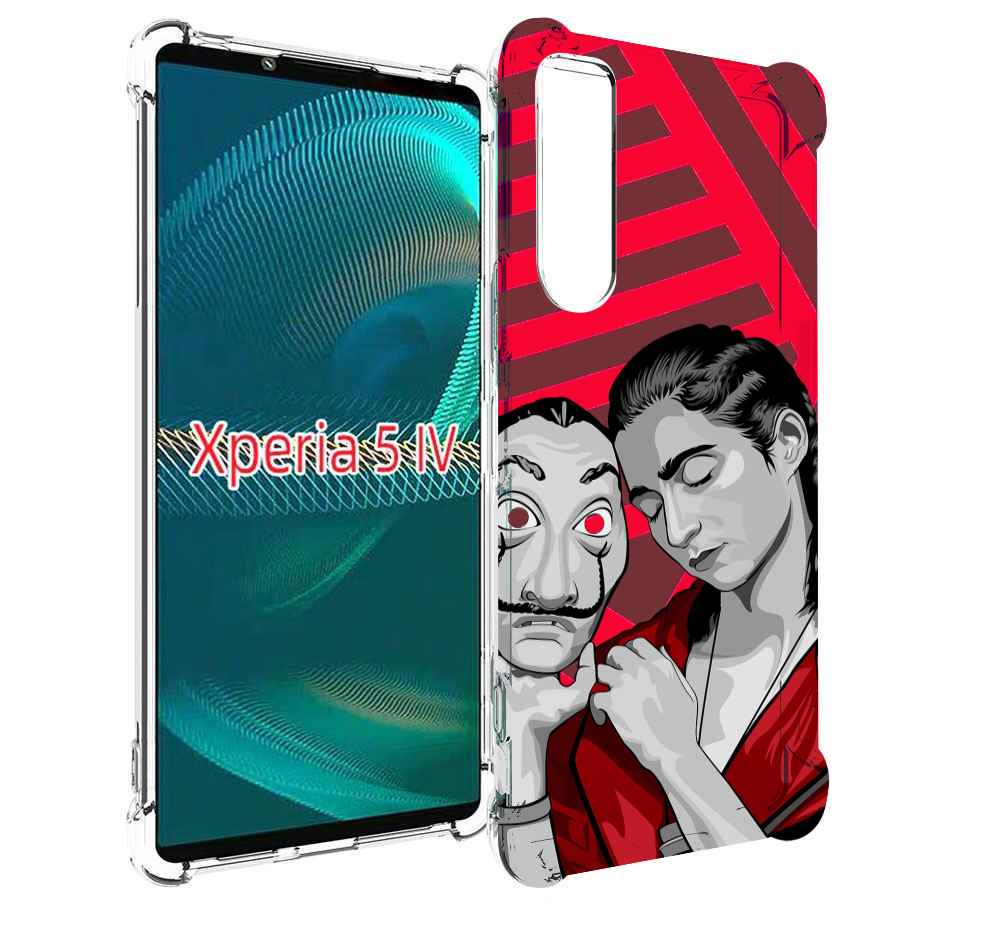 

Чехол MyPads Найроби-бумажного-дома для Sony Xperia 5 IV (5-4), Прозрачный, Tocco