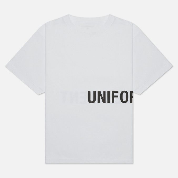 

Футболка мужская Uniform experiment UE-220052-WHITE белая L, UE-220052-WHITE