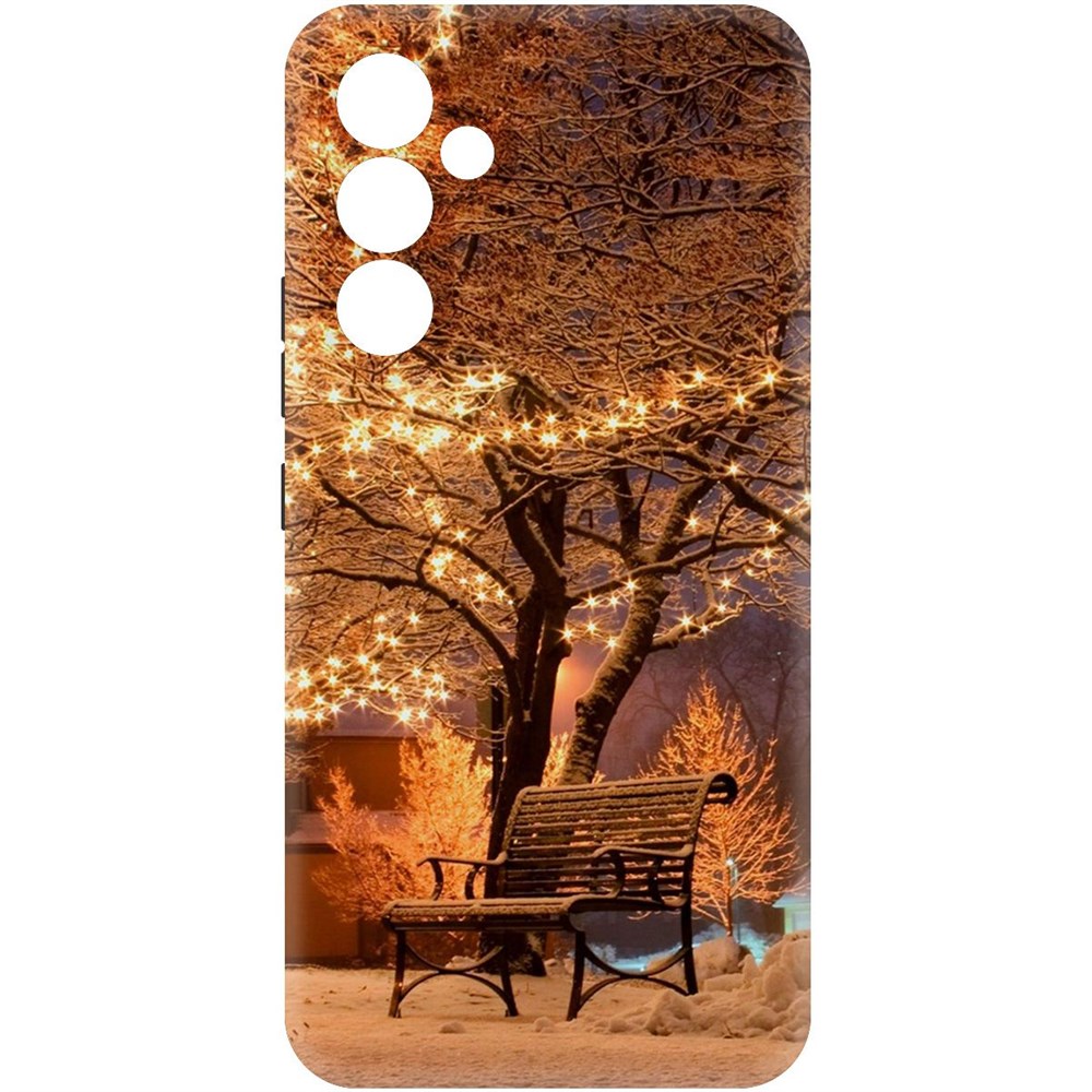 Чехол-накладка Софт Зимний парк для Samsung Galaxy A54 5G (A546)