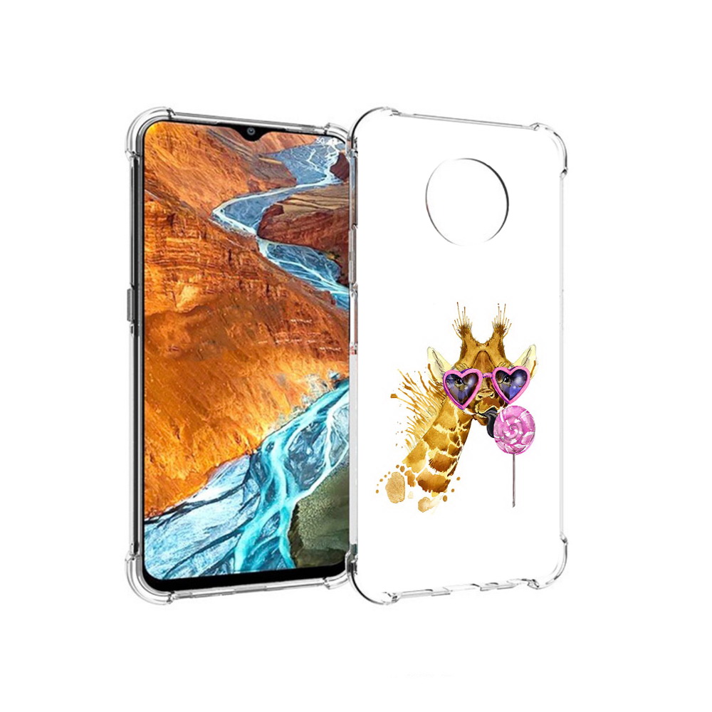 

Чехол MyPads Tocco для Nokia G300 акварельный жираф (PT224563.108.217), Прозрачный, Tocco