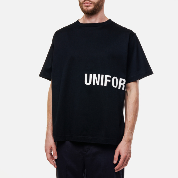 

Футболка мужская Uniform experiment UE-220052-BLACK черная S, UE-220052-BLACK